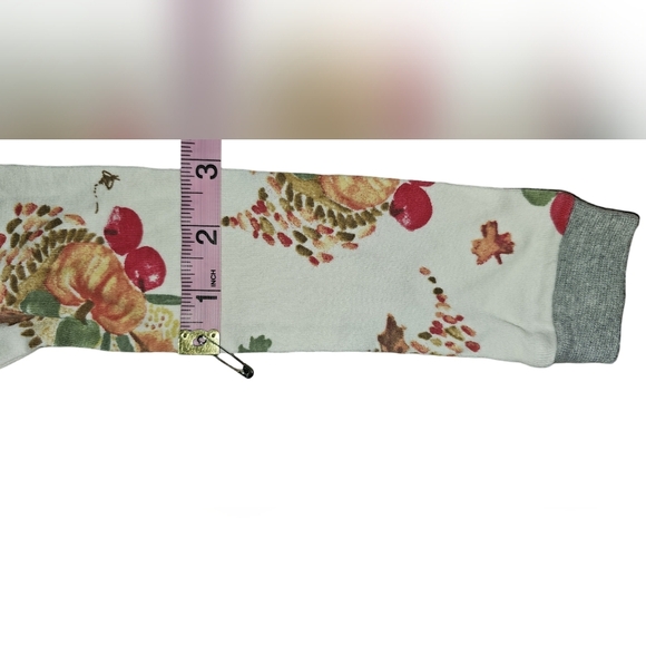 Burt's Bees Kids Boy Girl Thanksgiving Celebration Organic 2pc PJ Set Sz 3T - Picture 9 of 16